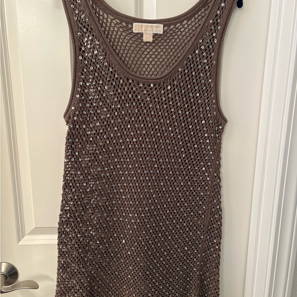 Michael Kors Tan Knit Top 2003
